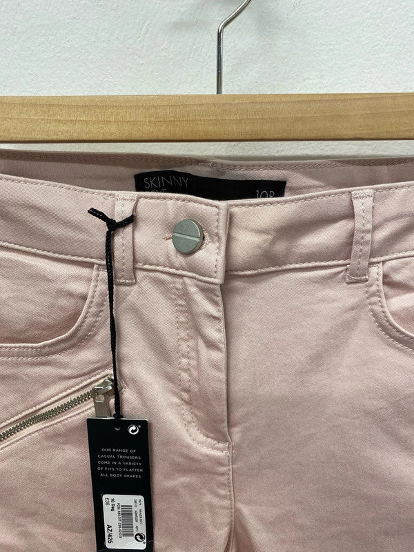 Next Fabulous Powder Pink Skinny Jeans UK 10R HA001