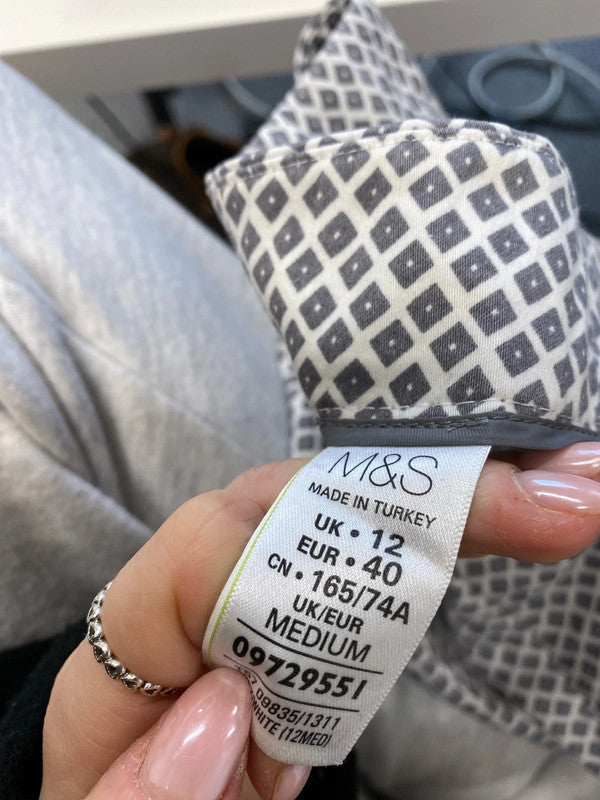 Lovely M&S capri pants grey UK 12 LD001