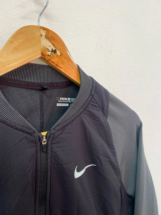 Classic Nike Golf zip thru ladies grey black Archerfield Links CN001