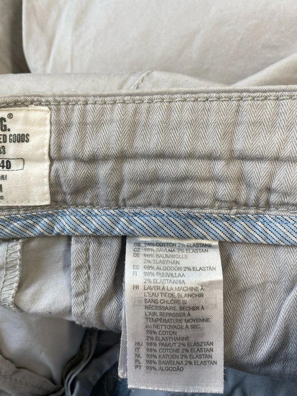 Fabulous H&M ladies light grey chinos Uk12 KM003