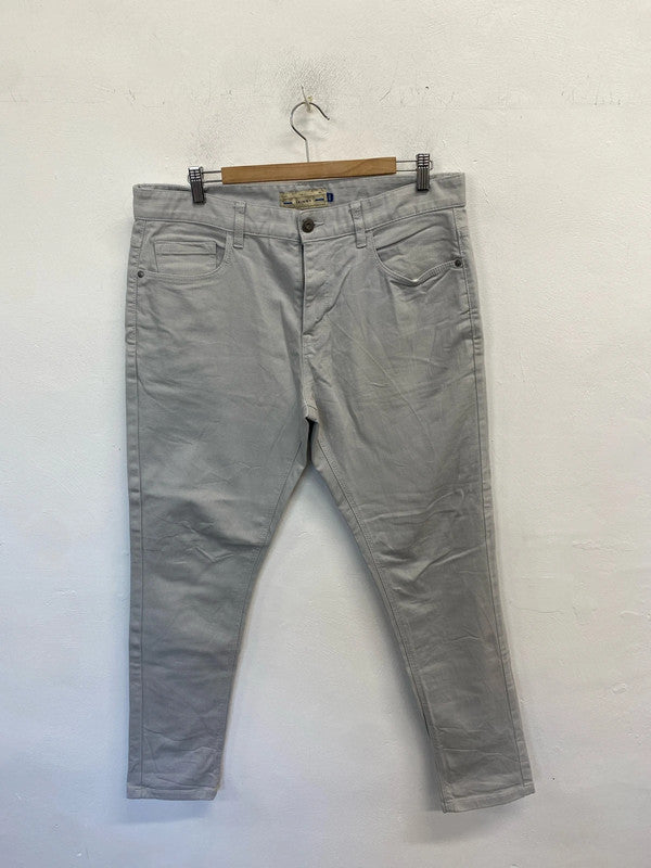 Fabulous men’s next light grey jeans UK w34 l31 CJ001