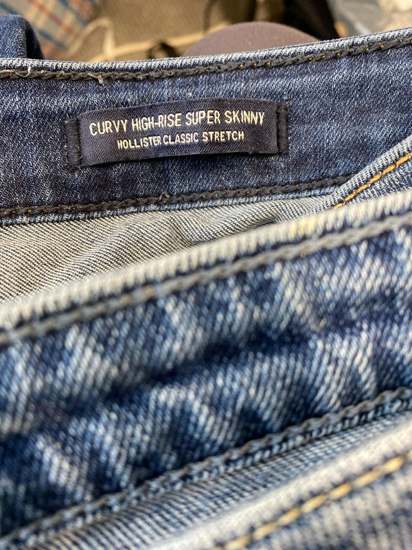 Fabulous Duo of Hollister jeans W27 UK6-8 curvy high rise  #2 JH001