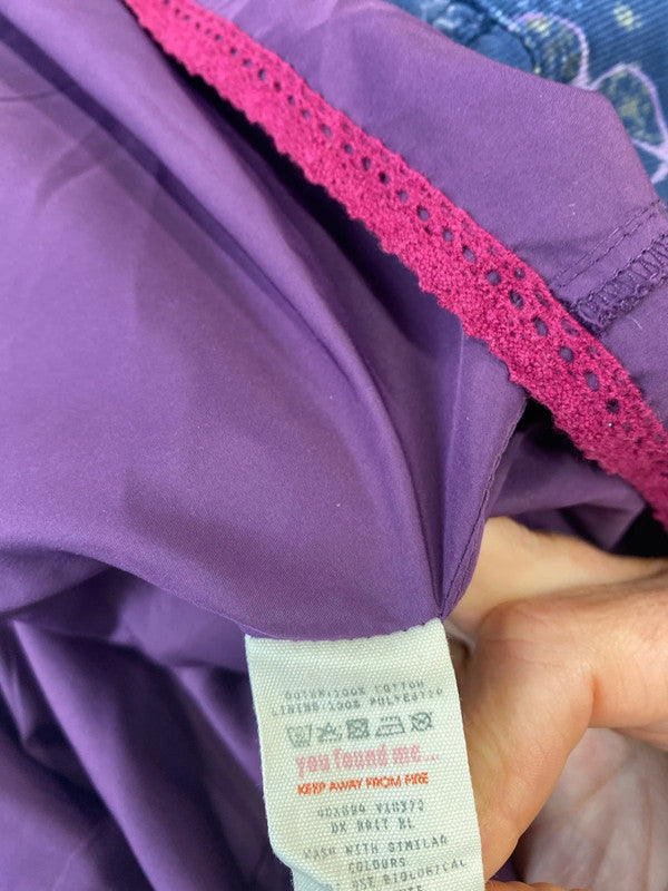 Fabulous Y2K White Stuff Mini skirt floral needlecord Uk8 MM005