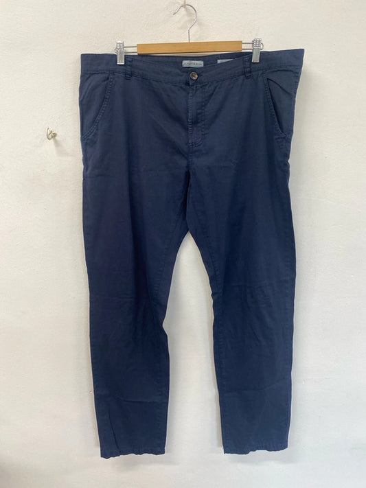 J.Hart&Bros chinos regular fit navy cotton IT58 40” FE001