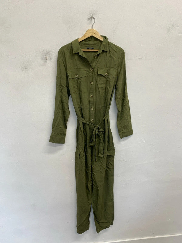 Lovely george khaki oversized jumpsuit UK 14 GK002