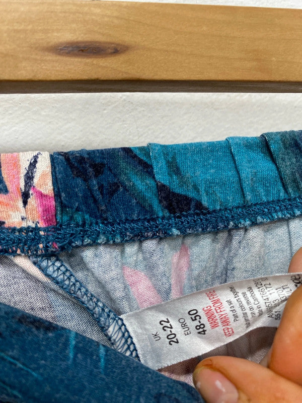 Fabulous Tropical pyjamas cropped bottoms & top summer chill #108 LK006