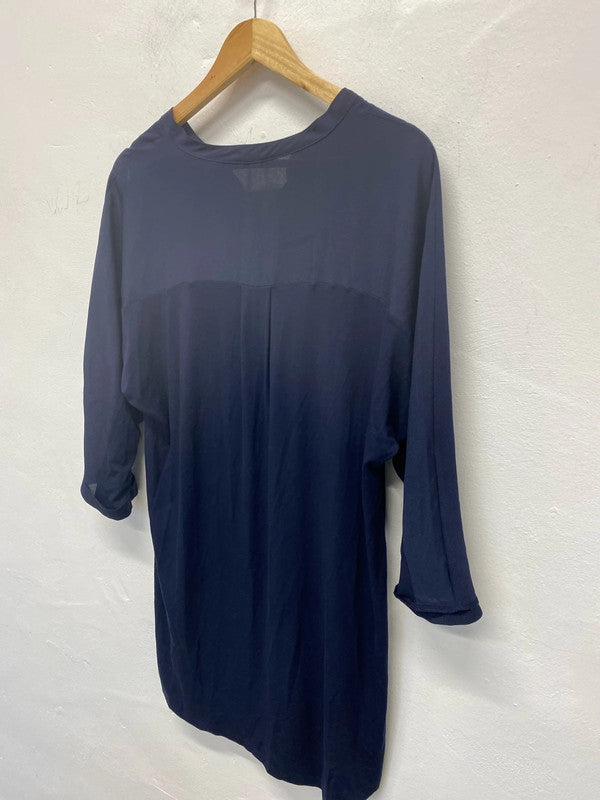 Fabulous Navy Tunic Top Uk14 Phase Eight classic GJ001
