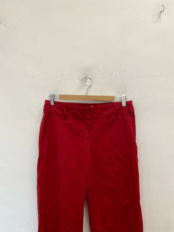Lovely mango red wide leg trousers UK 10 KA001