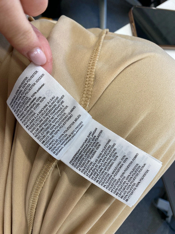 Stunning h&m snakeprint maxi smock pleated long sleeve UK 22 NC001