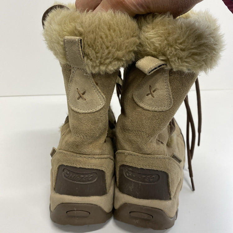 Hi Tec St Moritz 200 Boots Women Uk 4 Suede Beige  THERMO MM005