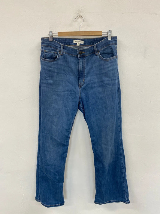 Autograph Stylish Wide Leg Jeans UK 16R MS002