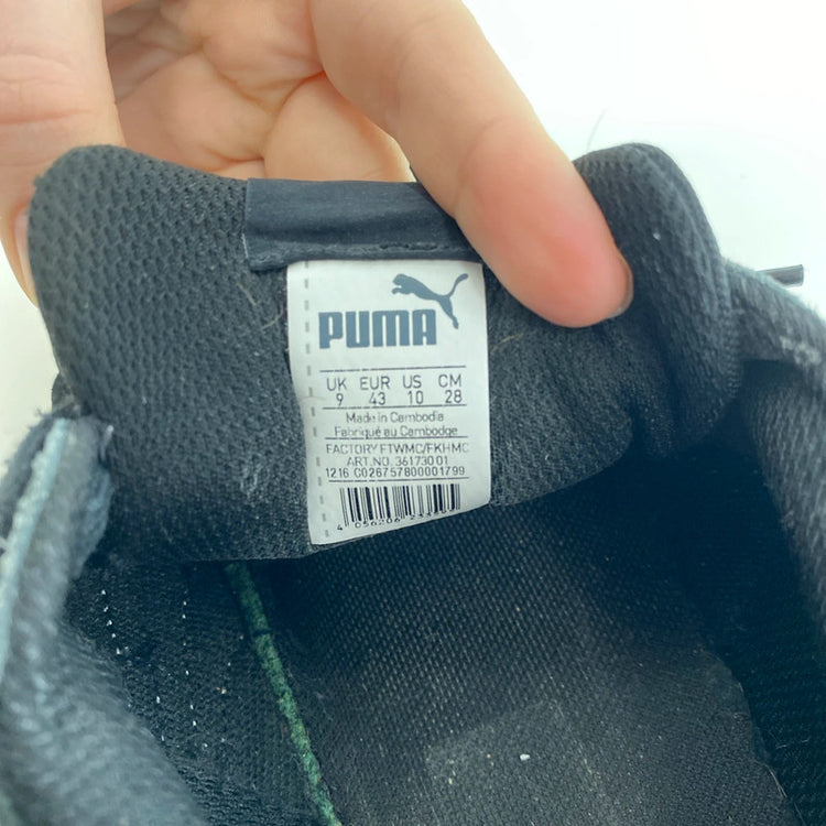 Puma Men’s Black Suede Trainers UK 9 NC001