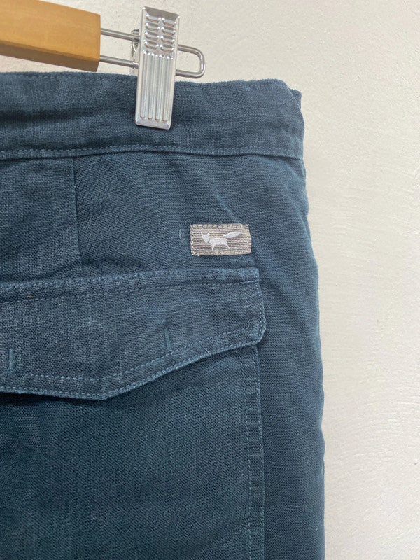 Classic summer linen shorts Wolsey navy loose fit 38 LD003