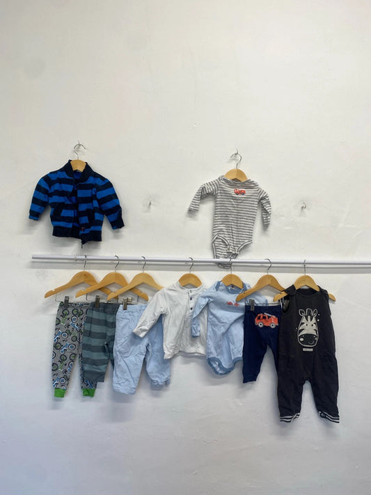 Fabulous boys clothing bundle carters absorba age 9-18m #21 JP001