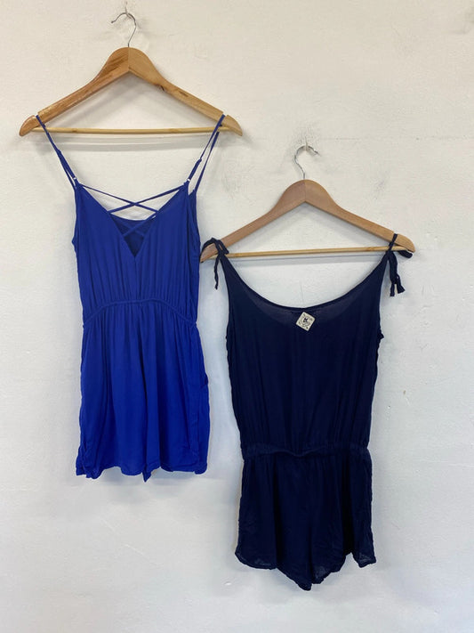 H&M Soulcal & Co Fabulous Colourful Playsuits Duo UK 6-8 #7 LK009