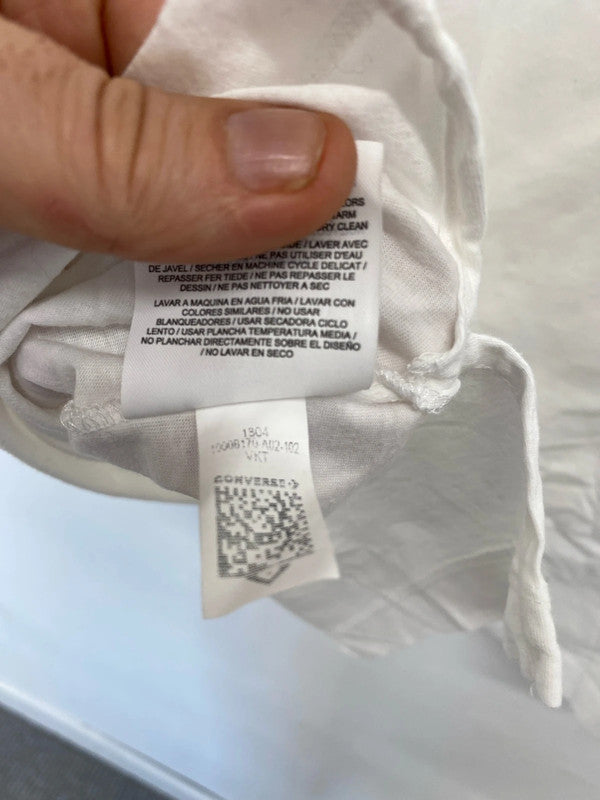 Classic Cons Converse white long sleeve skater tee L GW001