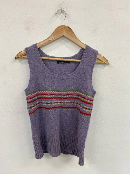 Atmosphere Stylish Purple Knit Vest UK 12 MM005