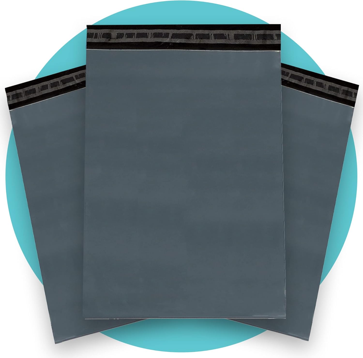 Triplast 12 x 16-Inch Plastic Mailing Postal Bag - Grey (Pack of 100)