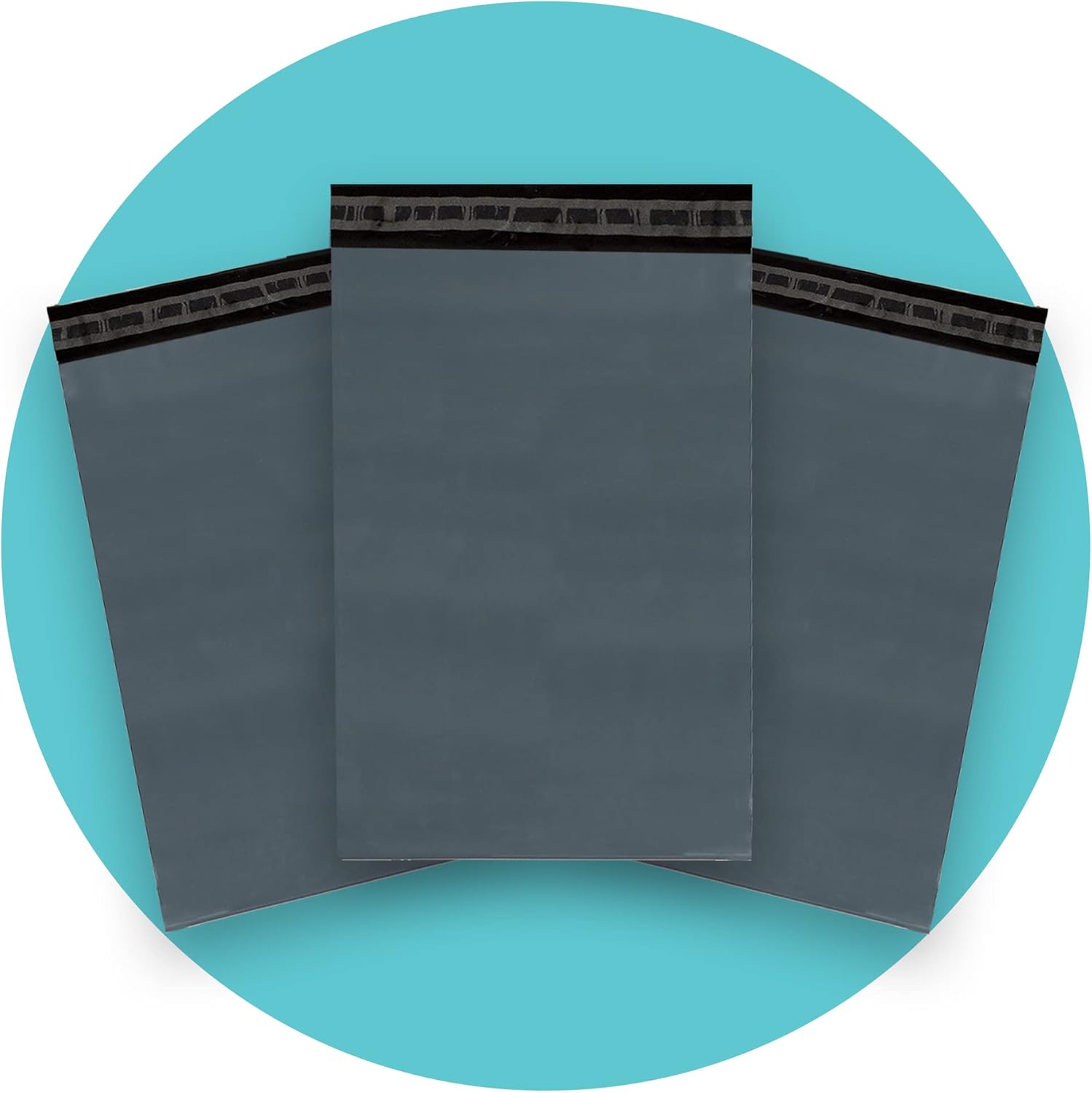 Triplast 12 x 16-Inch Plastic Mailing Postal Bag - Grey (Pack of 100)