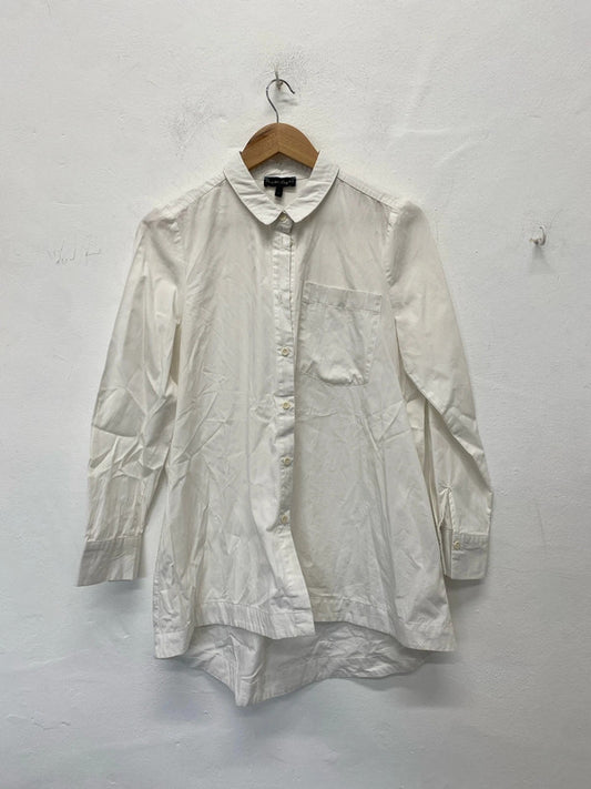 Fabulous Phase Eight white blouse dinky collar Uk12 SS002