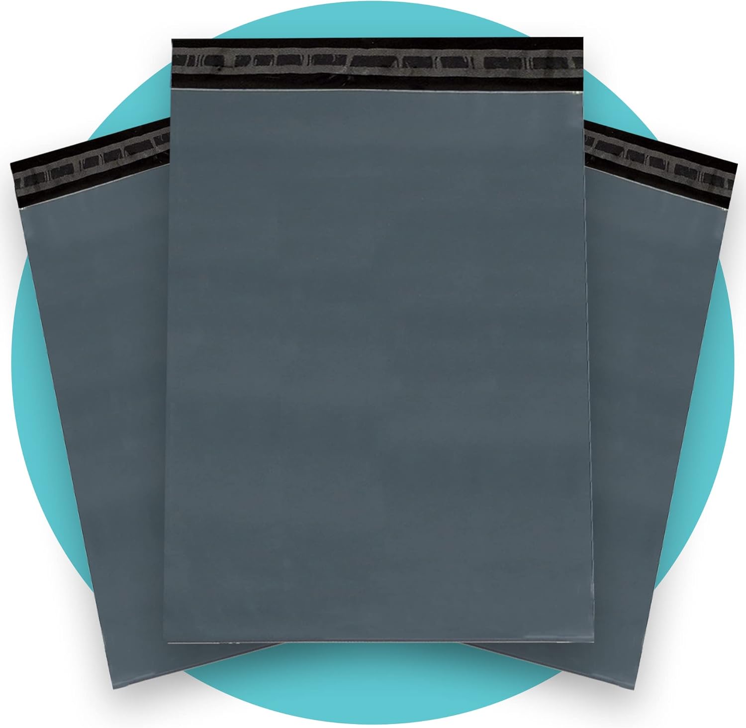 Triplast 12 x 16-Inch Plastic Mailing Postal Bag - Grey (Pack of 100)