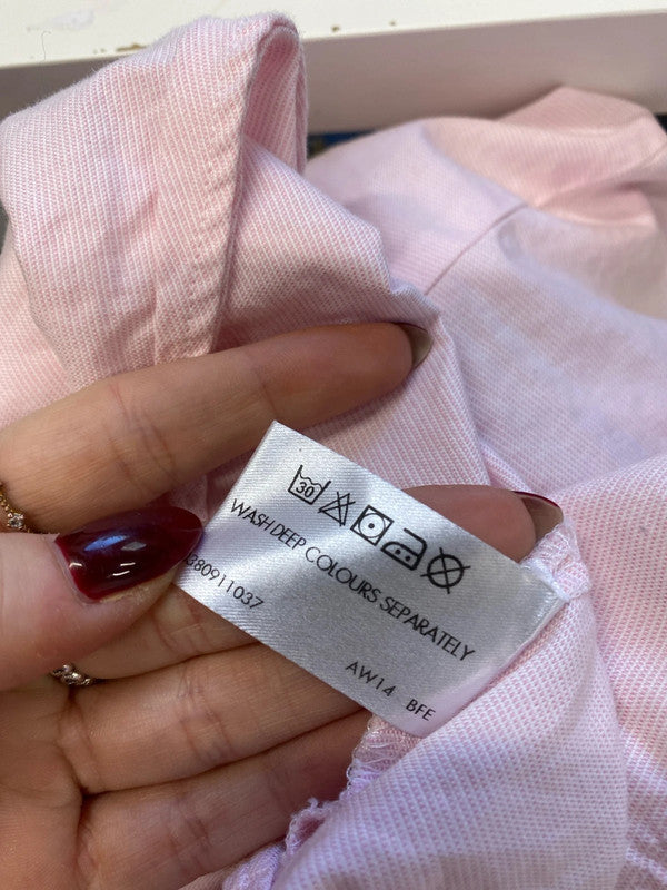 Gorgeous Austin reed pink lightweight shirt UK 14 KM005