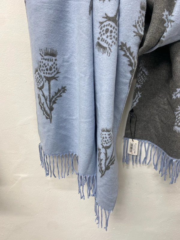 Lovely butterfly lilac thistle cashmere blend scarve one size AO001