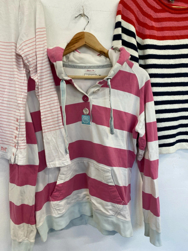 Fabulous ladies nautical summer jumper bundle crew clothing Joules Uk14 #6 KM005