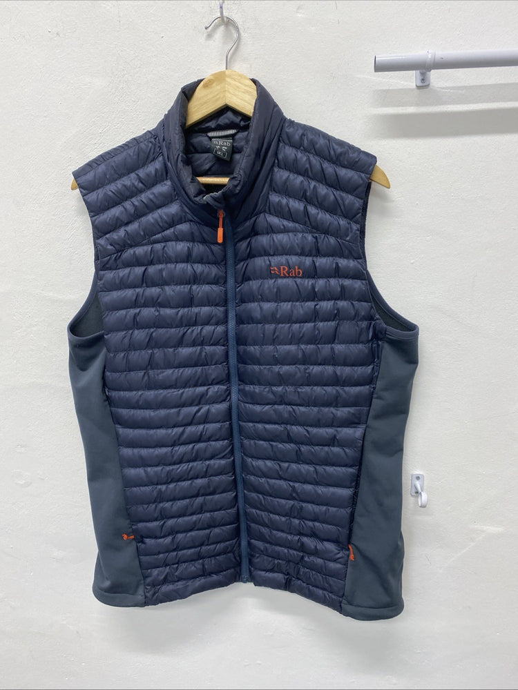 RAB Gilet Mens Extra Large Grey Cirrus Flex 2.0 Vest Puffer Pertex UkL AO001