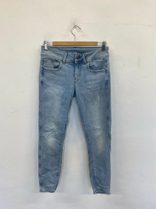 G-Star Raw Chic Lynn Mid Skinny Ankle Jeans 29W 32L LD003