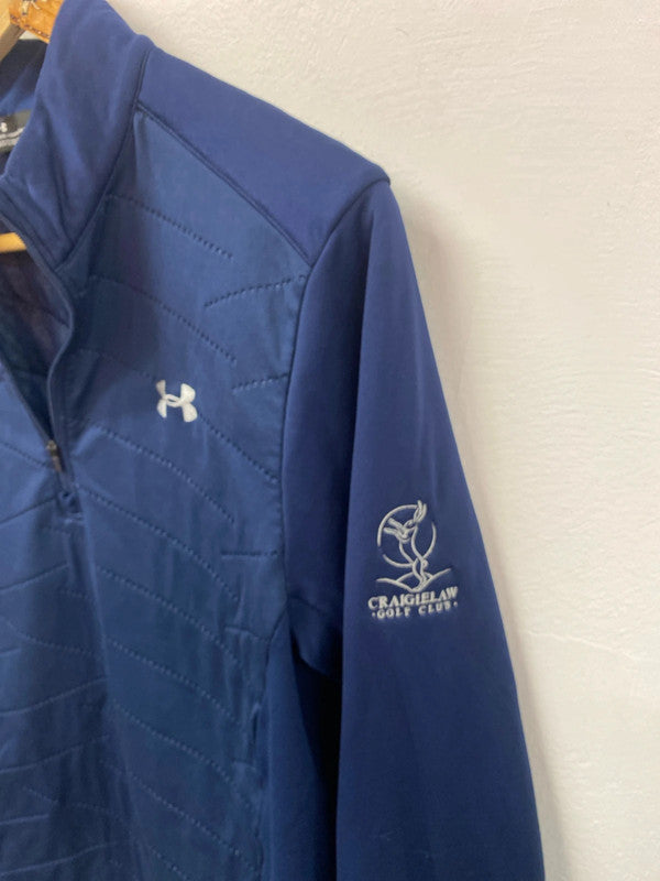 Duo of Golf 1/4 zips Nike Under Armour S Black Navy #1 CN001