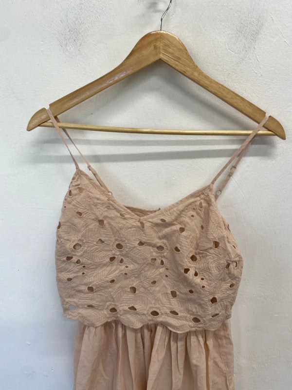 Gorgeous miss Selfridge pink summer smock dress UK 8 LK009