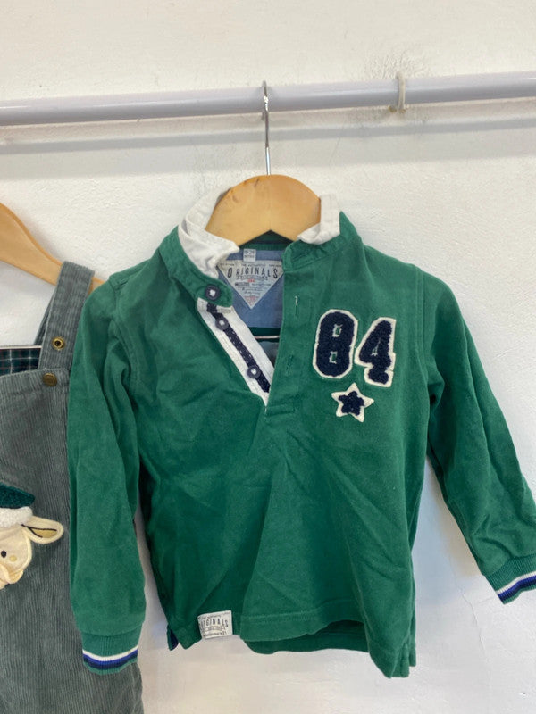 Boys Green Casuals Trio 18-36 Months #34 LN001