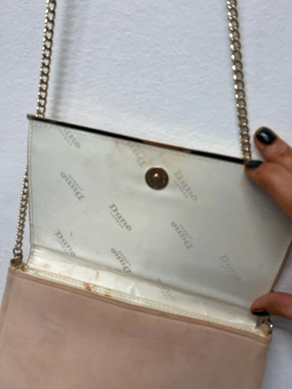 Fabulous Dune occasional chain clutch bag rose beige KM004