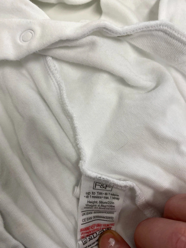 Fabulous New Born up to1 month baby bundle & rabbit hat Tu Mothercare #4 EW005