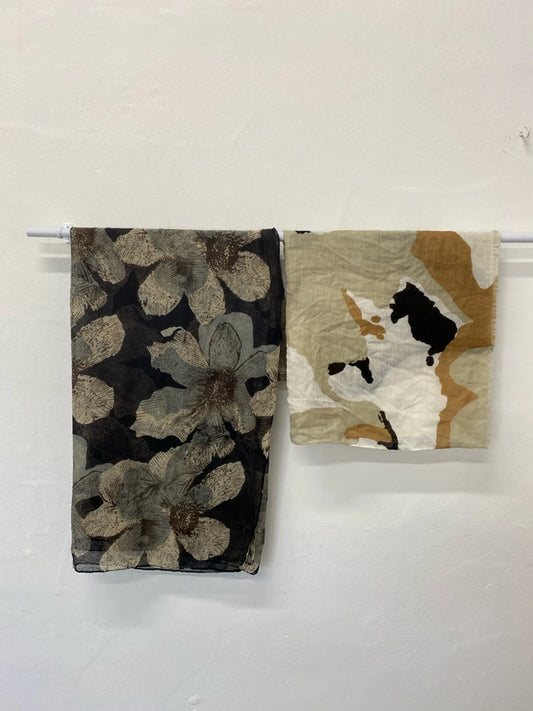 Unbranded Fabulous Earth Tones Scarves Duo #3 IM001