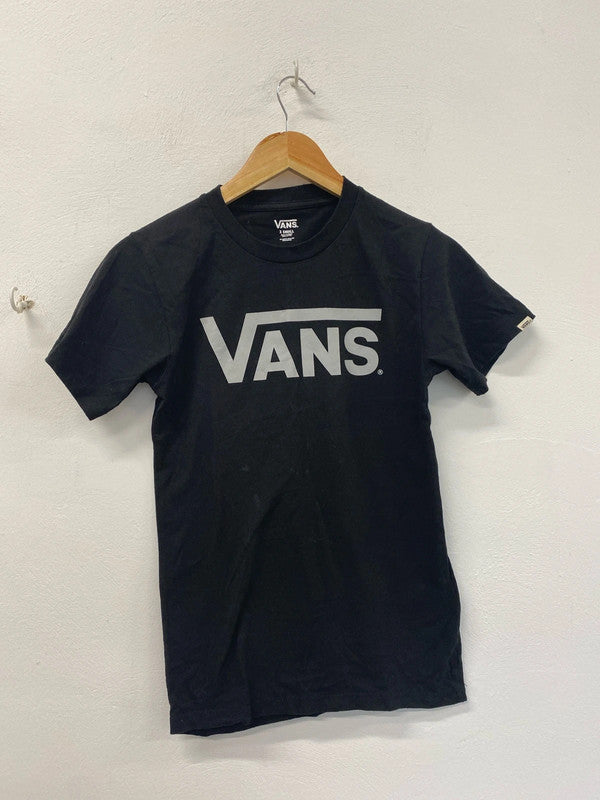 Fab Vans basic black t shirt ukXS men’s NC001