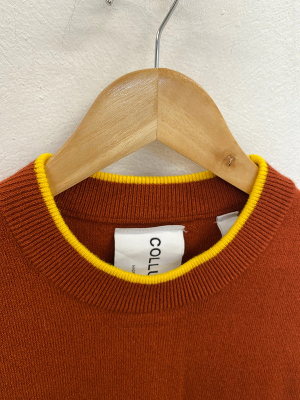 Classic Collusion lightweight jumper rust M JR001