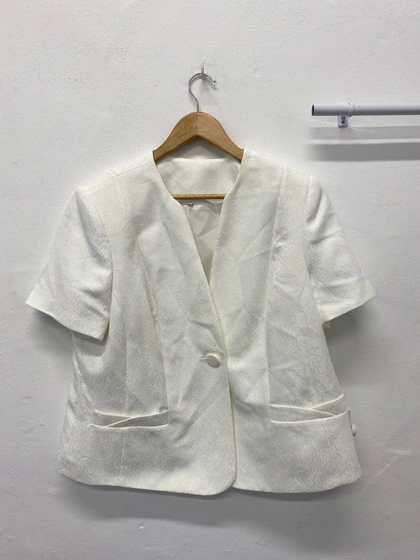 Fabulous Honor Millburn for EWM jacquard jacket event occasion Uk18 iZ001