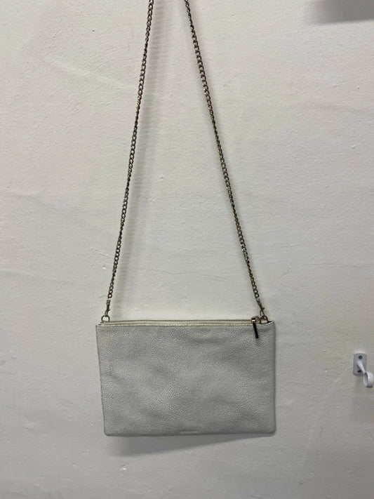 Fab white faux snakeskin clutch bag evening bag KM004