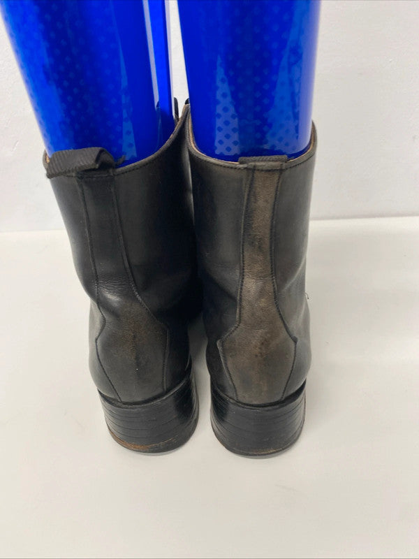 Fabulous Jeffrey West handmade leather ankle boots Uk5 AM011