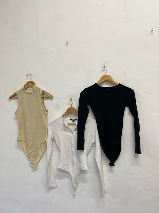 Lovely trio of body suits neutrals river island Missguided Zara UK S ZM001