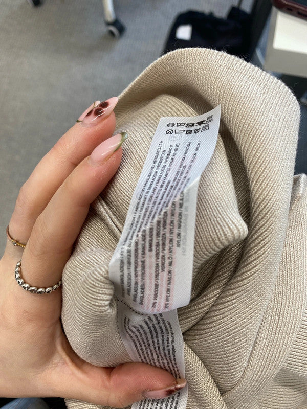 Lovely Primark casual beige Bodycon maxi dress UK S MB001