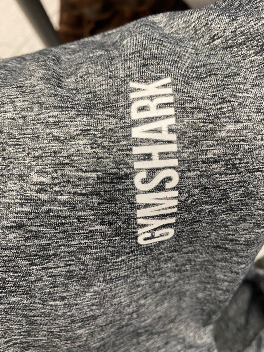 Fabulous Gymshark Leggings UK 8 Grey active seamless SA514