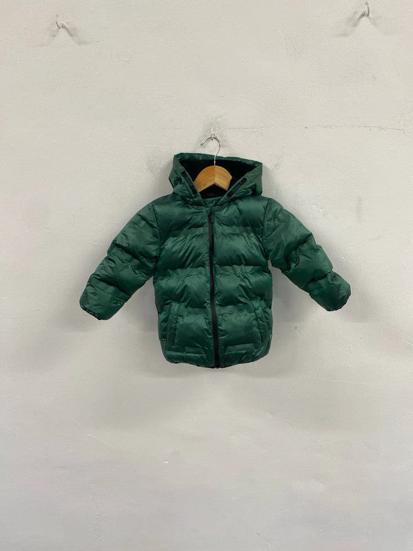 Fun and fabulous Ted baker petrol green boys coat age 18-24 months HA001
