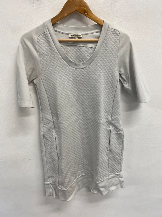 Lovely reiss 1971 jemma bone textured mini dress UK 8 AG006