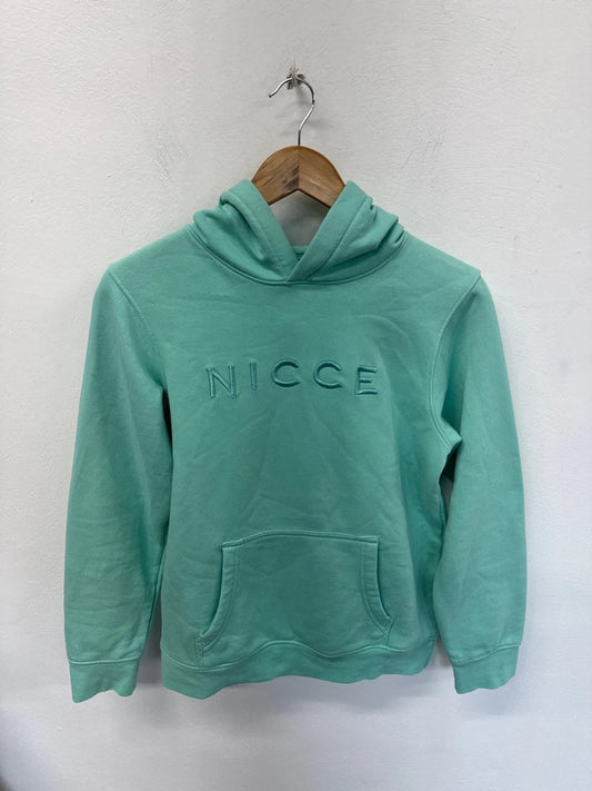 Bold Nicce turquoise hoodie 13-14y youth NC001