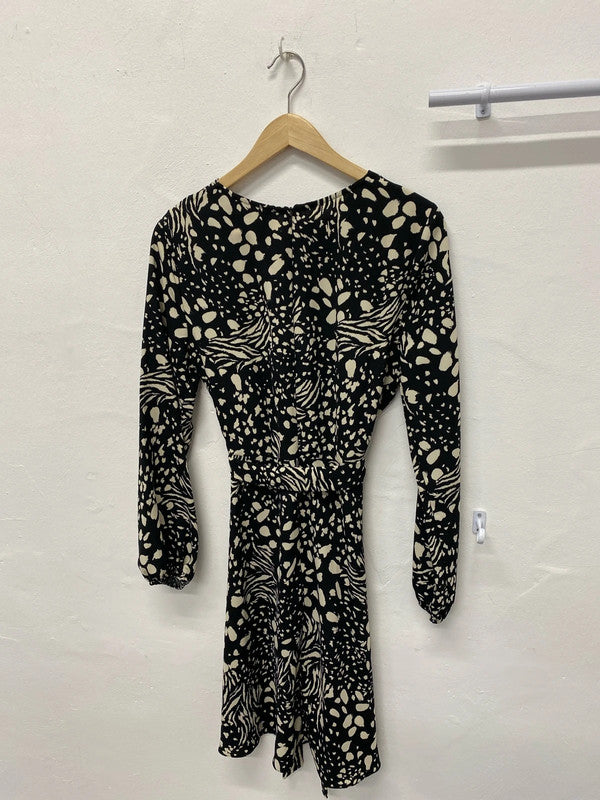 Fabulous Dorothy Perkins animal splodge dress smart casual Uk10 AG006
