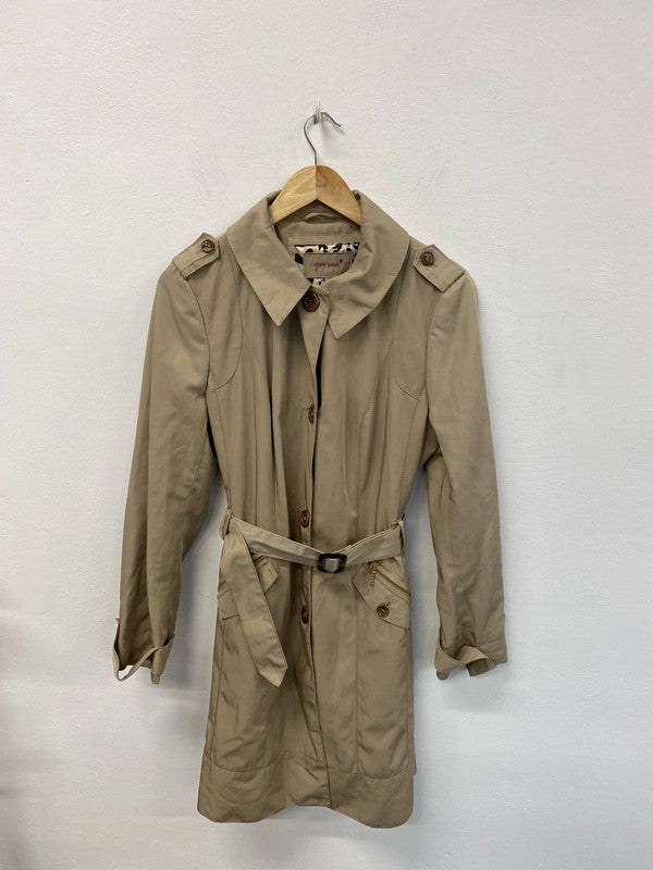 Per Una Chic Beige Trench Coat UK 14 KS003
