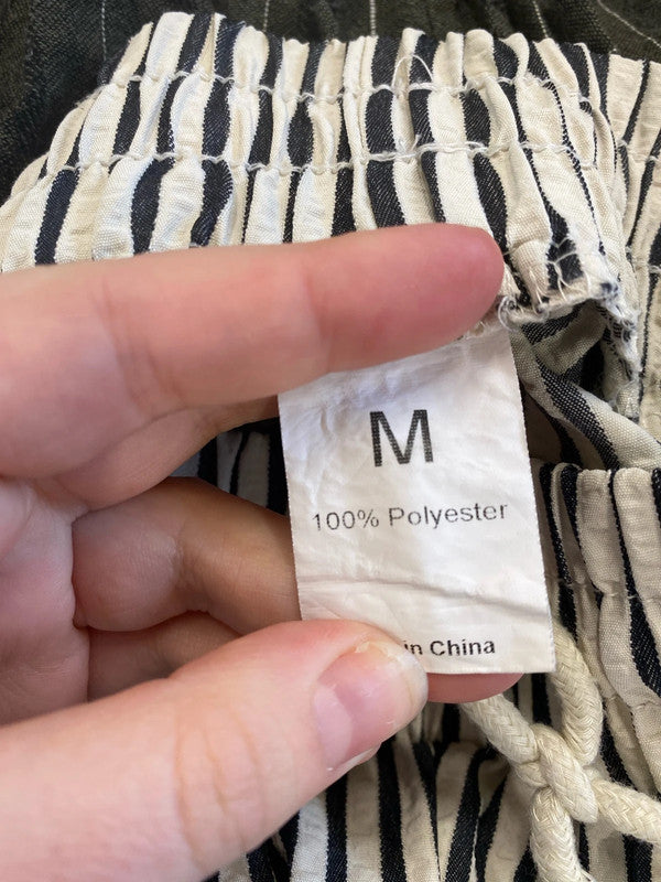 Boohoo & Shein Fabulous Striped Trousers Duo UK 10 #1 DF002